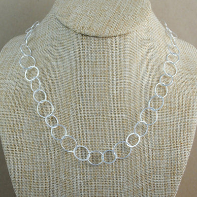 Bubble Chain Necklace - Sterling Silver-Cameron Kruse
