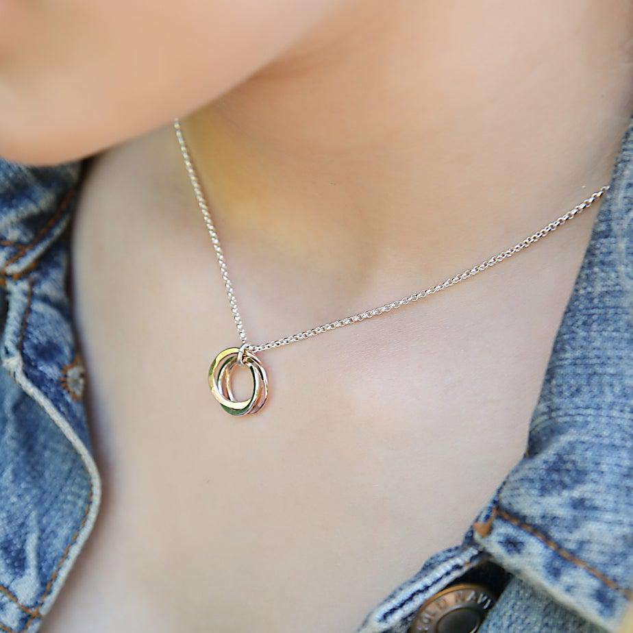 Mini Trio Pendant Mixed Metals – Cameron Kruse